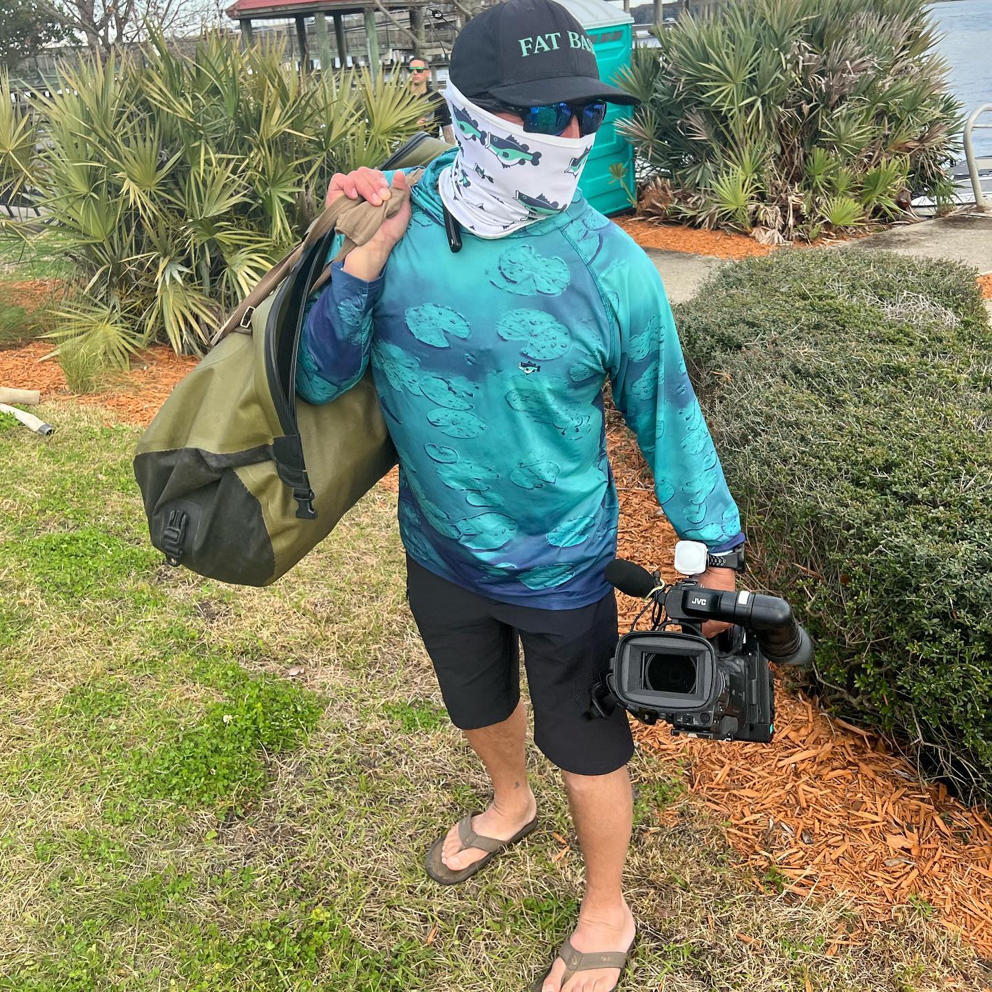 Behind the scenes with @jake_latendresse for the first Bassmaster Elite series on the St. John’s River.