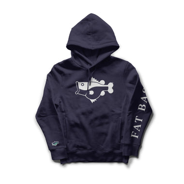 FAT BASS Navy Hoodie