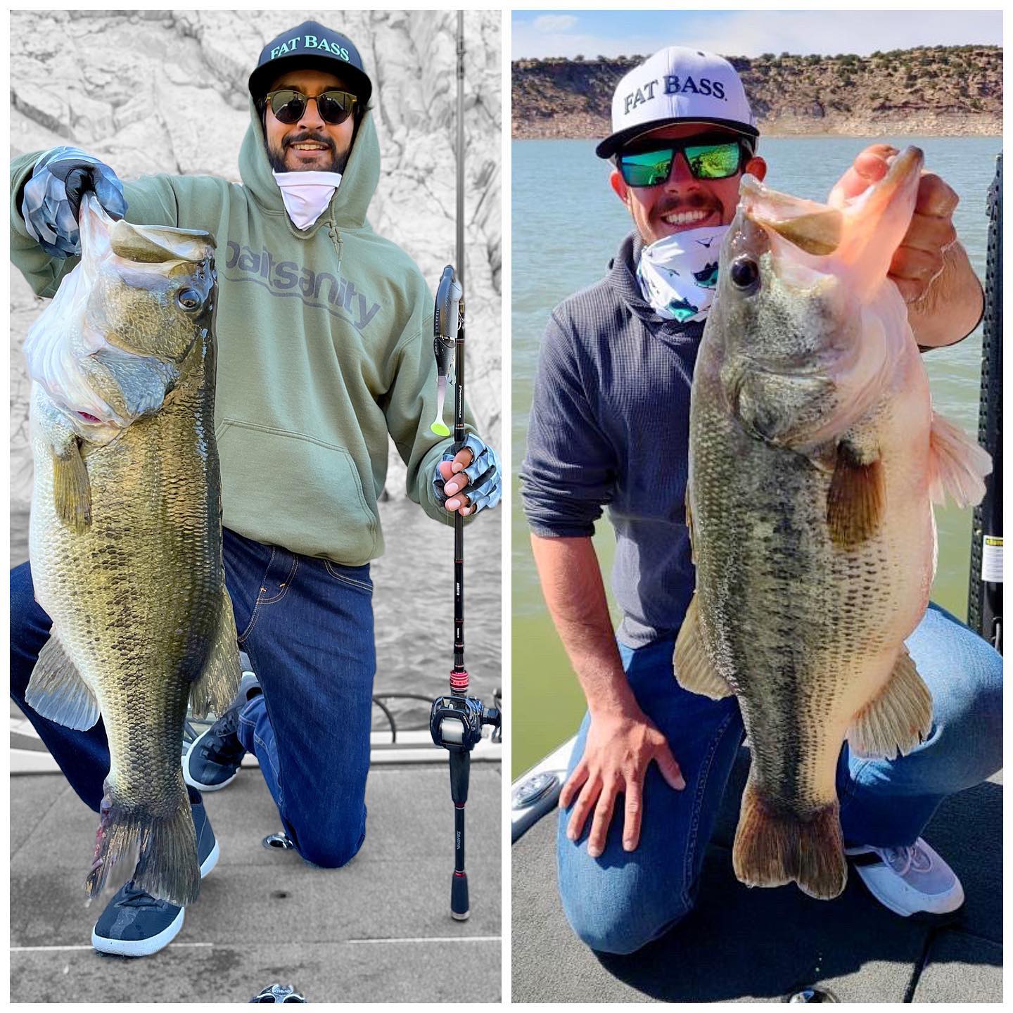 Congratulations to @fahadbaseer and @christian_gladfelter for reeling in the two biggest FAT BASS of 2021!