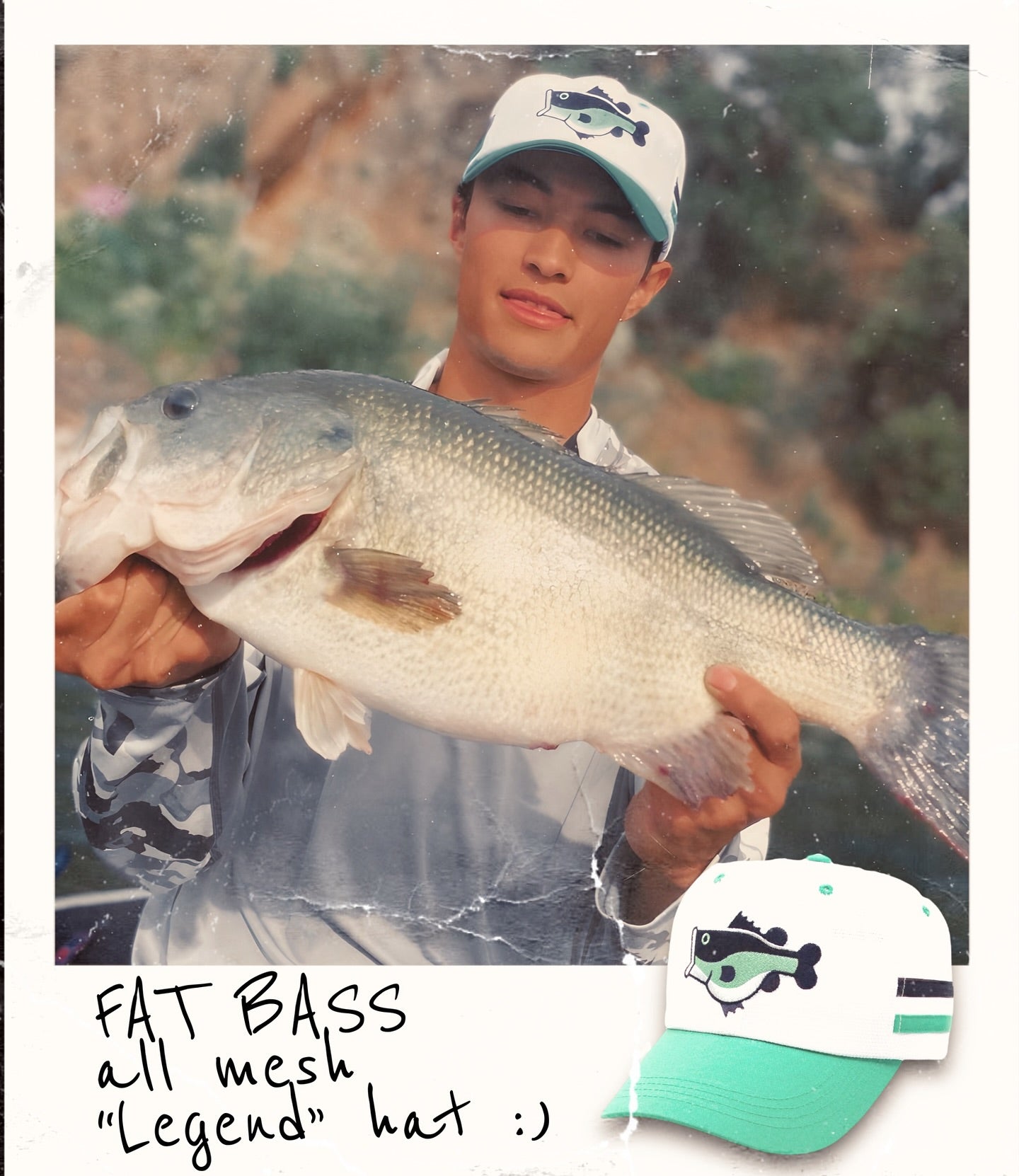 Fat Bass Bill Dance Legend Fishing Hat