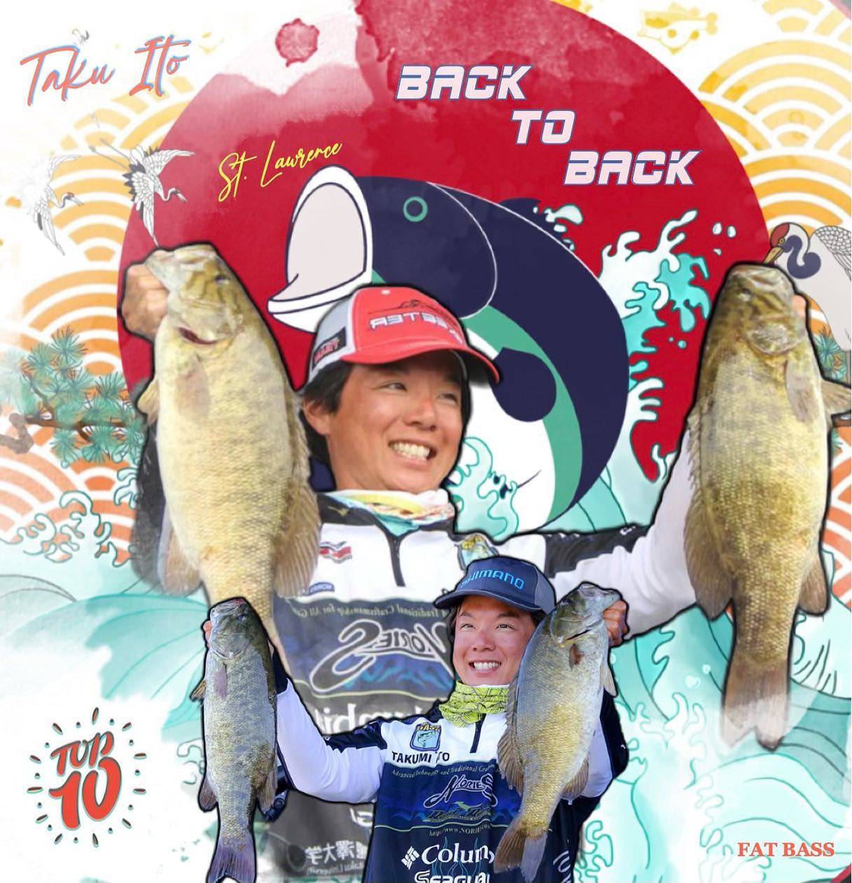 It’s official 2020, 2021, Back to Back top 10 finishes on the St. Lawrence River for Mr. Taku Ito!!!!